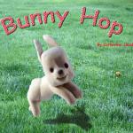 Bunny Hop cover color image- clay and photo - photoshop collage