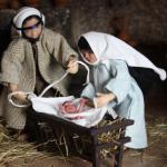 Nativity- clay and mixed media